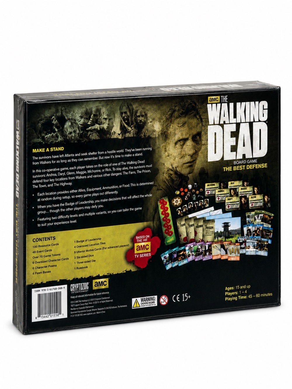Cryptozoic The Walking Dead The Best Defense Board Game AMC Sealed New